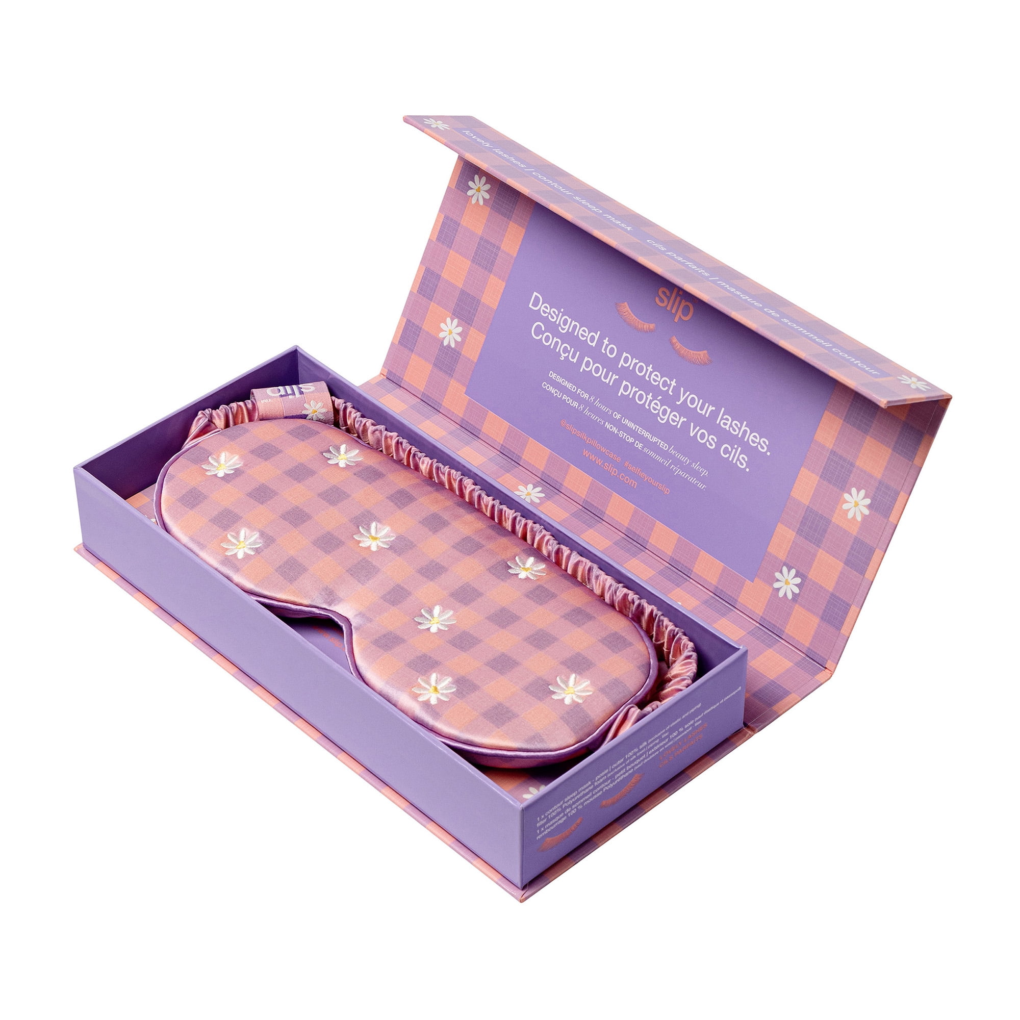slip pure silk contour sleep mask - posie