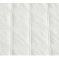 thumbnail image 4 of Chezmoi Collection Piers Cream White Velvet Quilt Oversized King Set, 3-Piece Plush Distressed Velvet Bedding All Season Lightweight Bedspread, Brushed Microfiber Reverse with Double Square Stitch, 4 of 9