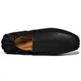 thumbnail image 4 of Big Size Men's Casual Loafers Slip On Leather Shoes Lightweight Driving Shoes Moccasins Classic Penny Loafer Flats Boat Shoes, 4 of 10