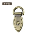 thumbnail image 3 of Bolso Lateral Broche Hebilla 6uds Metal Colgante Forma Hoja Tono Bronce Unique Bargains, 3 of 5