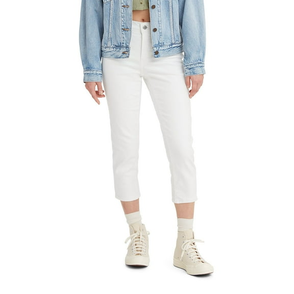 Women's Levi's® 311 Shaping Capris Color: Soft Clean White Size: 25(US 0)M