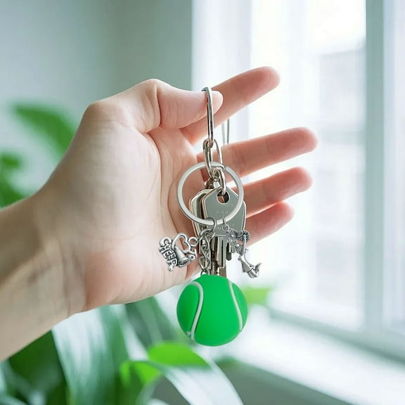 Hometravel Sports Keychains, Ball Theme Athletic Accessories, Crossbody Bag Pendants for Sports Enthusiasts and Events