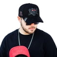 thumbnail image 5 of Gorra LA PANTERA Negra Ajustable VAGO Style Gamuza, 5 of 5