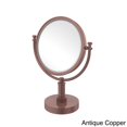 thumbnail image 4 of 8 Inch Vanity Top Make-Up Mirror with Dotted Accents - Antique Brass / 4X, 4 of 5