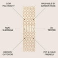 thumbnail image 3 of JONATHAN Y SANTA MONICA 2 x 10 Runner Rug, Ourika Moroccan Geometric Textured Weave - Cream/Orange, SMB108O-210, 3 of 9
