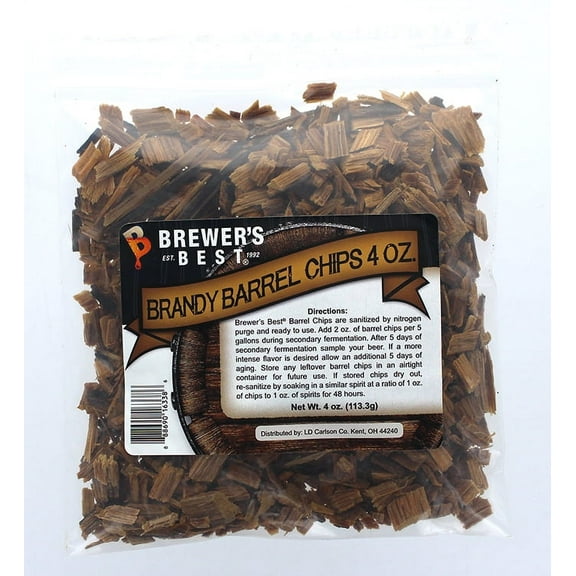 Brewer's Best Barrel Chips Brandy Barrel - 4 Ounces