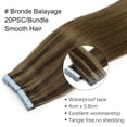 thumbnail image 4 of Typpkmm Nueva ExtensióN De Cabello Humano De 24 Pulgadas De Largo, 4 of 6