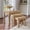 Natural, variant on Buildhom Farmhouse 3pc Nesting Tables Set, Rustic Wood Stacking End Tables with Storage Shelves for Living Room, Natural