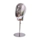 thumbnail image 4 of Expositor de sombreros con cabeza de maniquí independiente y base de metal de 17,72 a 22,83 pulgadas plata, 4 of 9