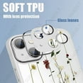 thumbnail image 2 of For iPhone 15 Pro Max 14 13 Pro Flowers Butterfly Pattern Clear Phone Case Shockproof Bumper Silicone Transparent Soft Cover LXY, 2 of 7