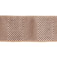 thumbnail image 2 of Vickerman 4" Beige Textured Wide Stripe Christmas Ribbon, 2 of 2