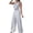 Gray, variant on Women's Color Casual Fashion Sleeveless Vest And Pants Two-piece Set Black L Black L
