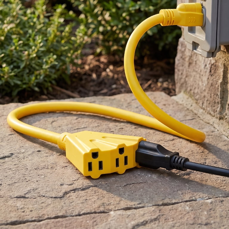 Hyper Tough 2 Ft 12 AWG Multi-Outlet Adapter Cord, 15A photo 4