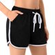 thumbnail image 4 of Gibobby Pantalones deportivos Fitness Yoga Solid Mujer Deportes atléticos Pantalones Entrenamiento Correr Leggings Pantalones(Negro， M), 4 of 5