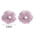 thumbnail image 5 of Grandest Birch 90Pcs Faux Pearl Flower DIY Wedding Dress Bridal Clothes Hair Accessories Decoration Artificial Flower Fabric Applique Patchwork Craft Supplies ,Pink, 5 of 7