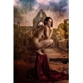 thumbnail image 2 of Dixon, Colin 23x32 Black Ornate Wood Framed with Double Matting Museum Art Print Titled - Statuesque Beauty, 2 of 4