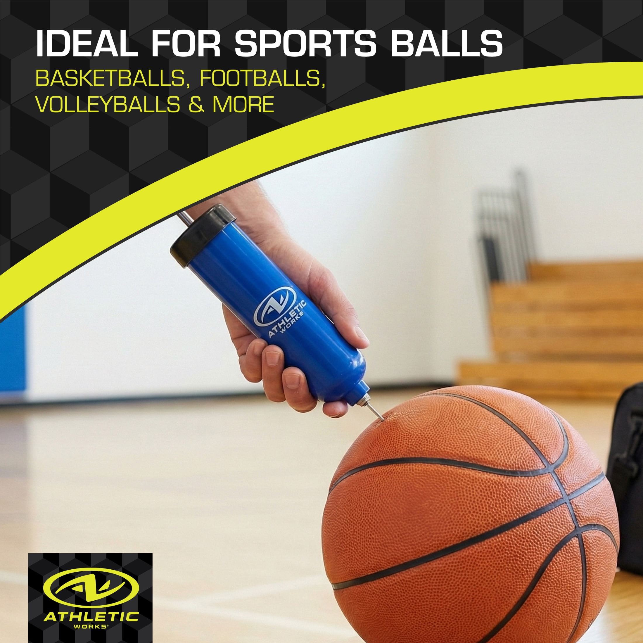 Athletic Works 8 in. Manual Air Pump