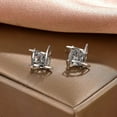 thumbnail image 1 of Fiudx Endless Cristal, Alegre Aleación y Diseño Geométrico, Pendientes de Diamantes y Imitación En Tono Dorado, Accesorio de Moda para Mujer, Ideal para Fiestas, Ajuste Comodo y Ligero, Incluye 1 Par, 1 of 3