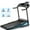 Black, variant on Treadmill with Incline, 3.5 HP Foldable Compact Treadmill with Sit-up Function, 350 lbs Walking Running Treadmill with LCD Display for Exercise, 12 Programs