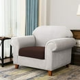 thumbnail image 2 of CHUN YI 1 Piece Cushion Cover Spandex Stretch Textured Grid Box Cushion Seat Slipcover, 2 of 6