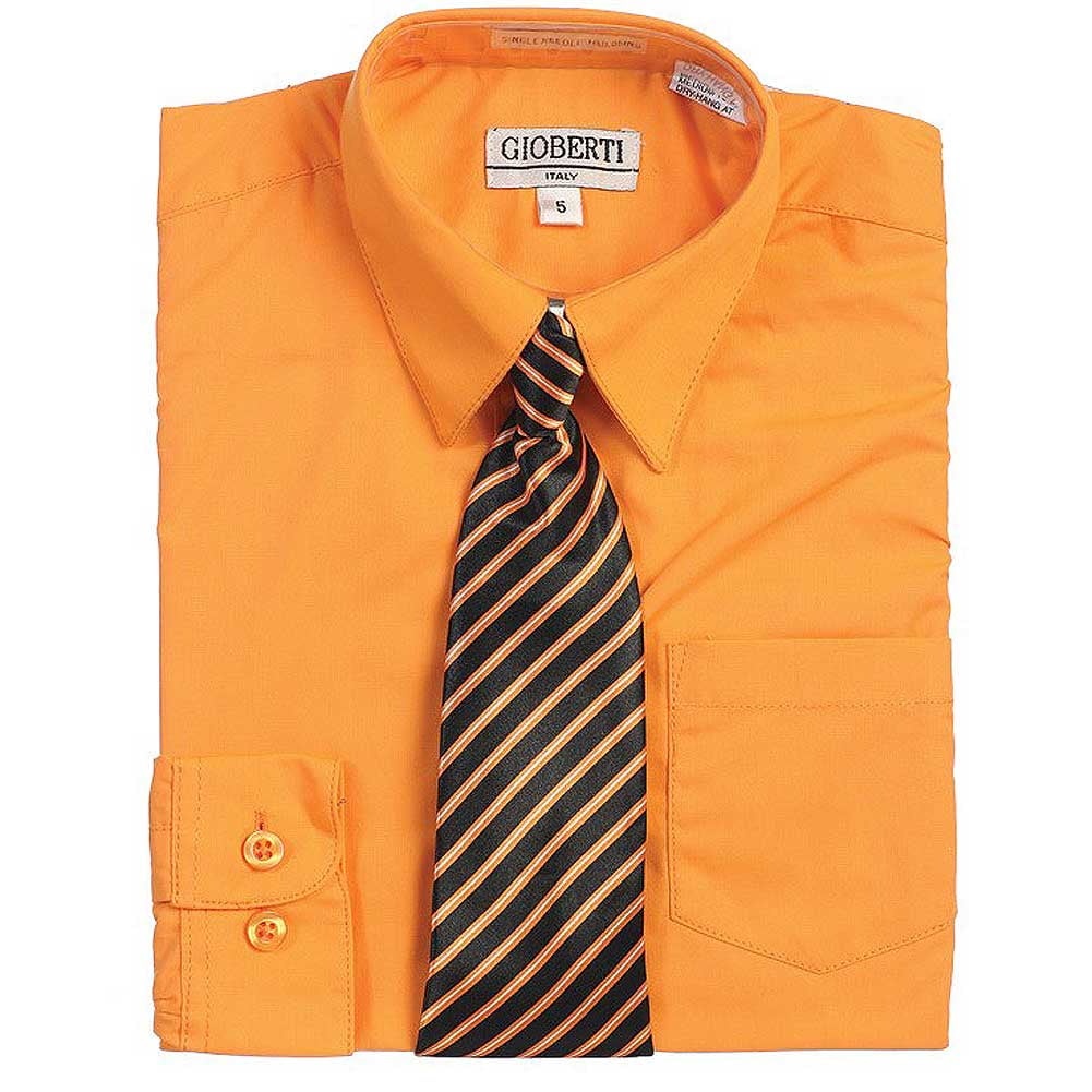 mostarda fantoccio studio orange shirt and tie sets porta Faringe pranzo