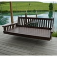 thumbnail image 1 of A &amp; L Furniture 6 ft. Recycled Plastic Twin Mattress Traditional English Outdoor Swing Bed, 1 of 1