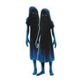 thumbnail image 3 of 2 letreros de Halloween de niña aterradora, letreros de césped de gemelos espeluznantes 2D con estaca espeluznante Estilo C, 3 of 8