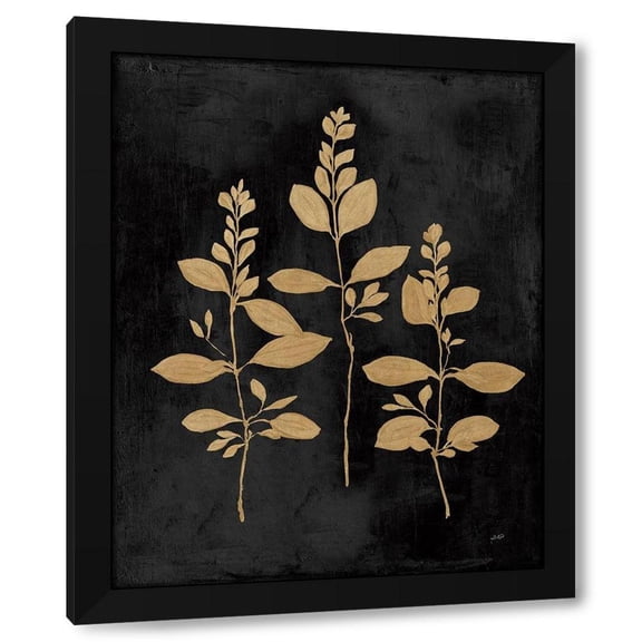 Julia Purinton 12x14 Black Modern Wood Framed Wall Art Titled - Botanical Sutdy IV GB