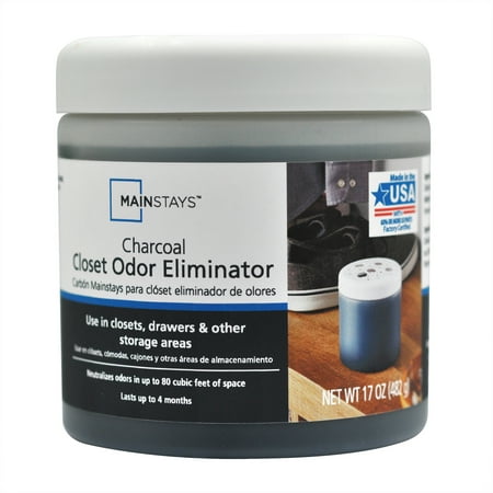 Mainstays Charcoal Closet Odor Eliminator, Fragrance Free, 17 oz