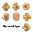 thumbnail image 2 of Amdohai Educational Intelligence Game Luban Lock Cubes IQ Puzzle Brain Teaser Kongs Ming Lock, 2 of 5