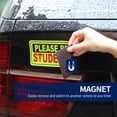thumbnail image 4 of Juego de 3 letreros magnéticos para coche, reflectantes, Anley, para estudiantes y conductores, 4 of 6