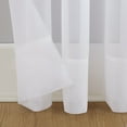 thumbnail image 5 of (2 pack) Mainstays Marjorie Sheer Voile Curtain, Single Panel, 59"w x 84"l, White, 5 of 8