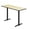 Maple, variant on 48 X 24 In. Cain Cafe Height Training Table - Mahogany