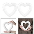 thumbnail image 3 of Bolas de Espuma en Forma de Corazón Hechas a Mano de Poliestireno Blanco para El Día de San Valentín , 20CM 20 CENTÍMETROS perfecl Bolas de espuma de poliestireno, 3 of 8