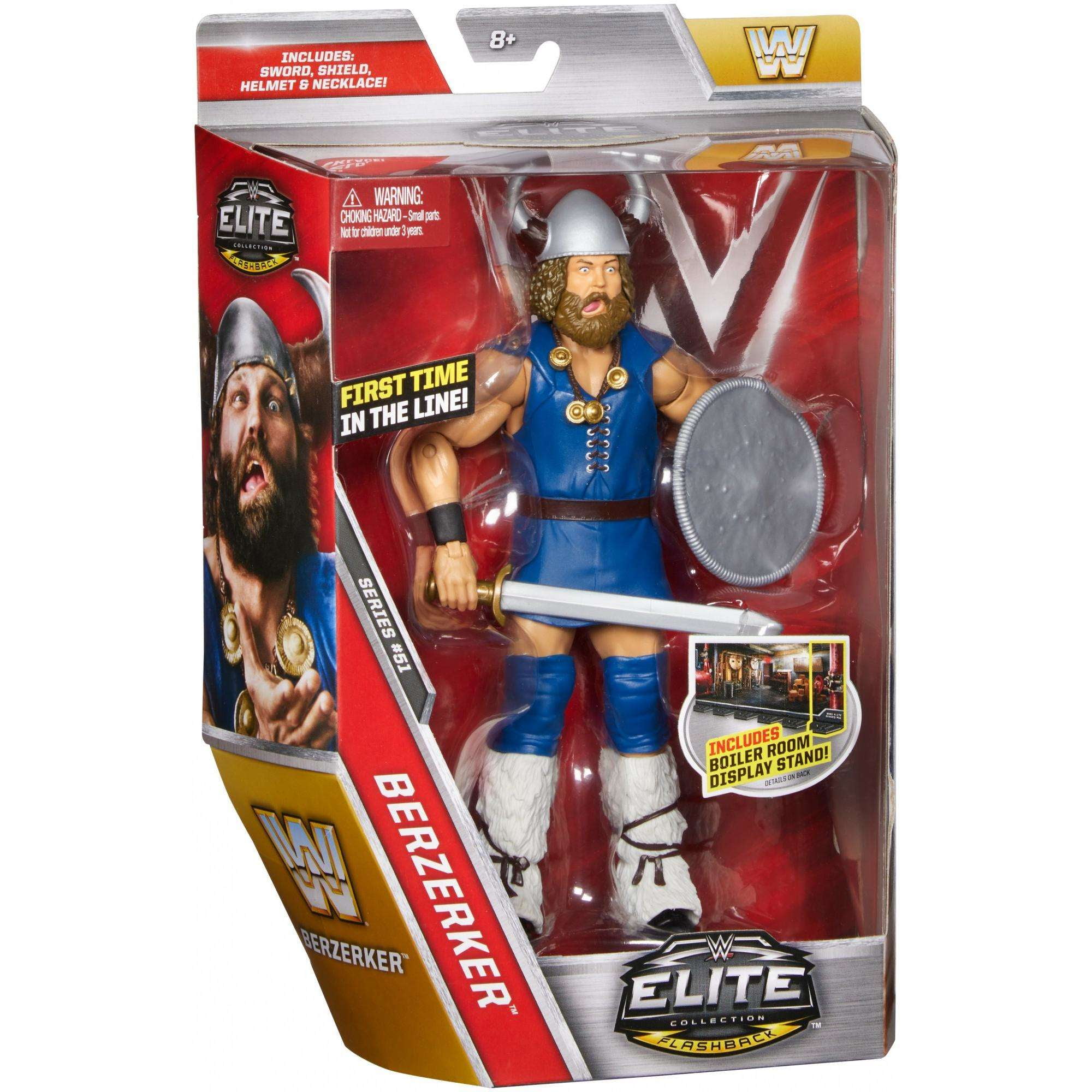 WWE Elite Collection Berzerker Figure - Walmart.com