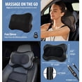 thumbnail image 3 of Pillow massager, back, neck, shoulder heating, ZMA-13-BK, 1, 3 of 5