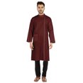 thumbnail image 1 of Atasi Kurta de Designer Indien pour Hommes Tenue de Fête Robe Traditionnelle Chemise Longue Ethnique Unie, 1 of 7
