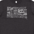 thumbnail image 4 of Inktastic South Dakota State Word Salad Youth T-Shirt, 4 of 5