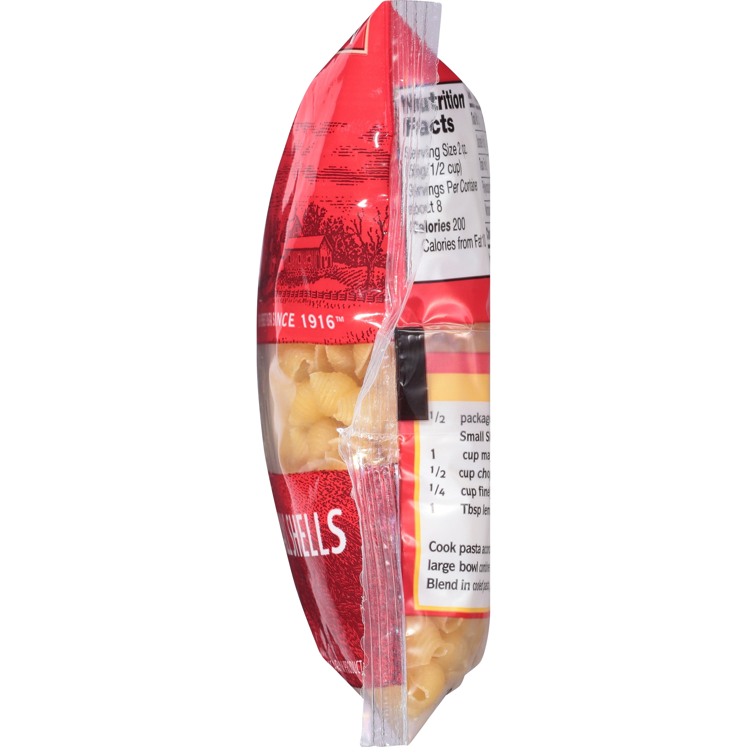 (4 pack) American Beauty 16 oz Small Shell Pasta
