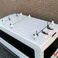 thumbnail image 2 of Vantech Ford Transit (Cargo) 2015-On 3 Barres Rack Profil Bas 54 Pouces Barres Aluminium Blanc, 2 of 4