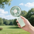 thumbnail image 7 of Lenkho Portable Rechargeable Handheld Fan, Lightweight USB-Powered Mini Fan with 3 Speed Control, Quiet Operation, Perfect for Daily Use, Travel, Camping, Office & Outdoor, 7 of 7