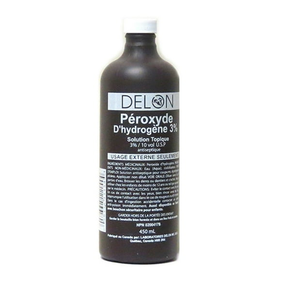 Delon Hydrogen Peroxide (450ml) (Pack of 3)
