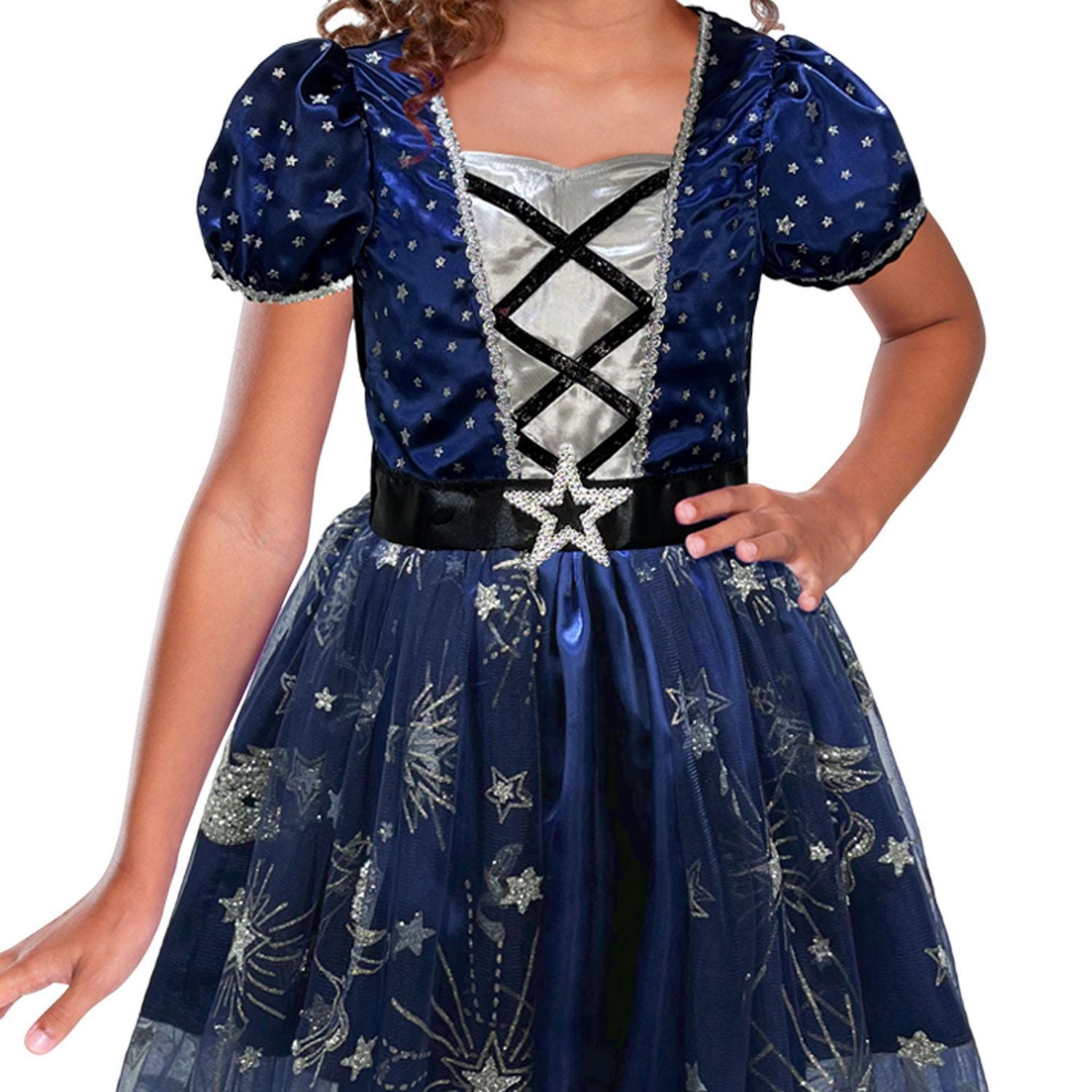 Costume de sorcière de minuit pour filles M Taille pour fille M
