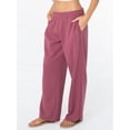 thumbnail image 3 of Celebrity Pink Women's and Women's Plus Fleece Wide Leg Sweatpant, Sizes XS-4X, 3 of 13