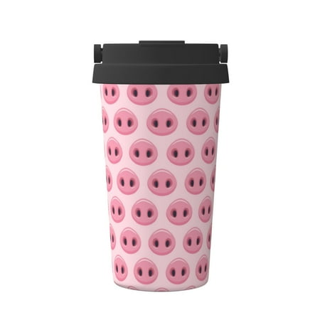 

Junzan Pig Nose for Stainless Steel Vacuum Insulated Tumbler - Reusable Insulated Cold Brew Iced Coffee Cup Thermos -Gifts for Women Men Him Her