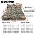 thumbnail image 7 of Pzuqiu Camo Hunting 3 Piece Bed Sheet Set with 2 Pillowcases,Easy Care,Breathable Wrinkle Resistant,Twin Size Elastic Deep Pocket Bedding Set, for Hunting Lodge Bedroom Decor, 7 of 7