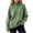 Green, variant on Women’s Turtleneck Sweater Raglan Sleeve Relaxed Pullover Knit Top Fall Winter Casual Sweater,Sizes S-XL