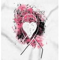 thumbnail image 2 of Paint Pink Ribbon Breast Cancer Aware Hoodie Sweatshirt Women Brisco Brands M, 2 of 6