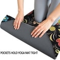 thumbnail image 3 of Pioneer Flower Floral Print Pattern Hot Yoga Mat Towel Non Slip for Hot Yoga - Quick-Drying Yoga Mat Cover with 4 Corner Pockets with Travel Bag - Hot Yoga Towel Non Slip 74"x26", 3 of 6
