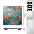 thumbnail image 2 of Digital Bathroom Scale with Large LCD Display,High Capacity Scale 400 lbs High Precision body fat scale-Oil Painting Of Orange Leaves On Birch Tree Branches, 2 of 4